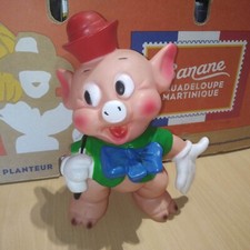 jouet ancien POUET - walt disney productions LEDRA 23 cm - NOUF NOUF - pink