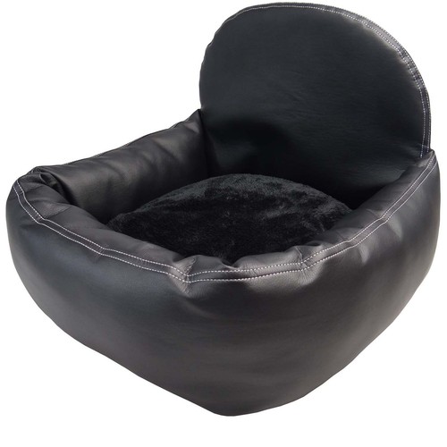 Siège chien cuir look - siège,