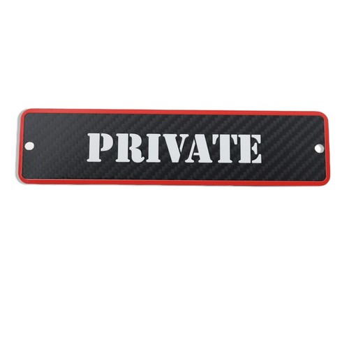 Private wall sign - wall, real