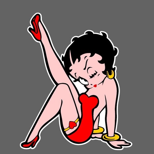 Sticker autocollant betty boop - betty,