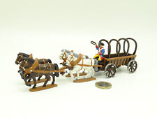 Lead or Aluminum Soldiers - 4 Horse Carriage Convoy Hitch