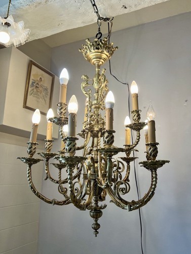 Grand lustre xixe siècle - lustre, du