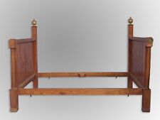 lit de style Empire en merisier & bronzes