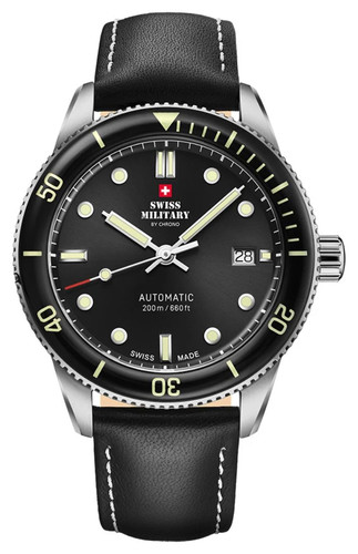 Swiss military chrono - by,