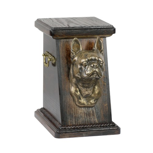 Urne bois boston terrier - en,