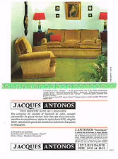 ADVERTISING ADVERTISING 094 1966 JACQUES ANTONOS sofas armchairs living room PRESTIG