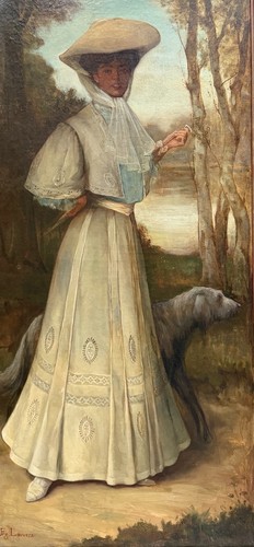 Tableau art nouveau frans - tableau,