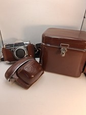 Kodak Retina Reflex Vintage Film Camera   And Case Untested 