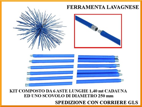 Kit nettoyage conduit fumée - kit,