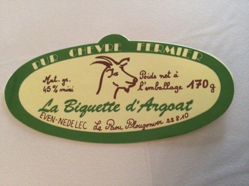 Etiquette fromage chèvre - , la