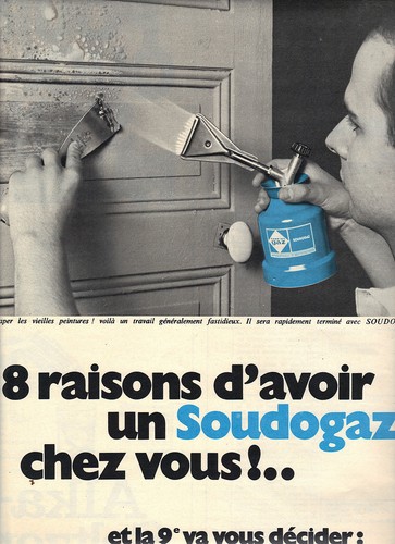 Publicite 1970 soudogaz - publicite,