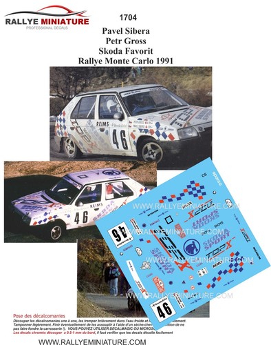 Decals ref 1704 skoda - decals,