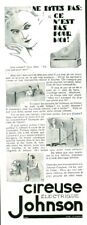 1932 Johnson Electric Waxer Antique Advertising from Elvinger Magazine