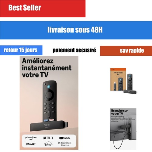 Fire stick amazon - tv, hd
