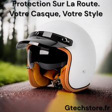 Casque Moto Vintage 3/4, Un