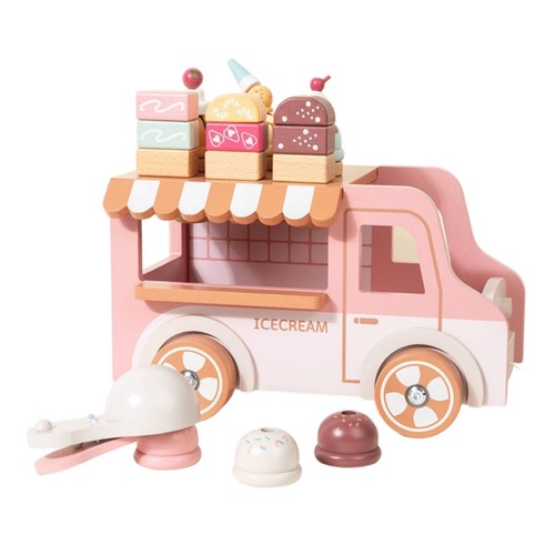 Camion marchand glaces - camion,