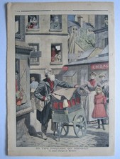 OLD PRINT MAGAZINE PETIT JOURNAL 1908 PROFESSION MUSIC BARBARIC ORGAN PARIS