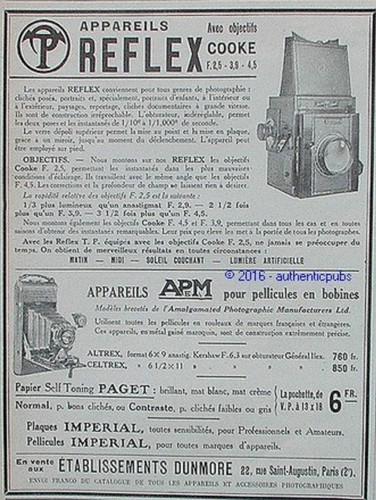 Publicite reflex objectif - publicite,