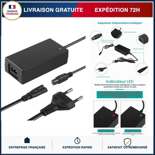 Chargeur hoverboard 42v - hoverboard, 2a