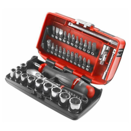 Coffret douilles 6 pans - douilles, 1/4''