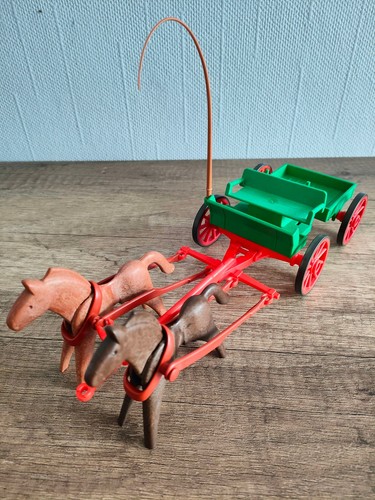 Playmobil cariole chevaux - ,