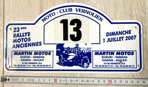 Plaque rallye motos - plaque,