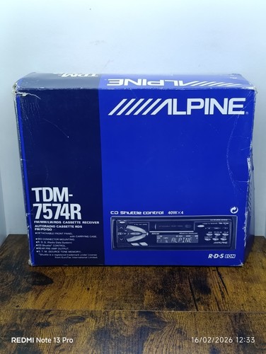 Autoradio alpine tdm 7574r - alpine, tdm-7574r