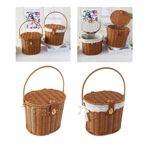Panier pique nique tissé - panier,