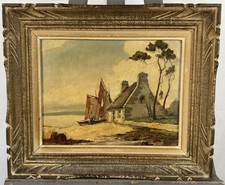 Ancienne Huile sur panneau