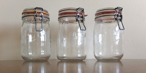 Lot bocaux verre le - bocaux, en