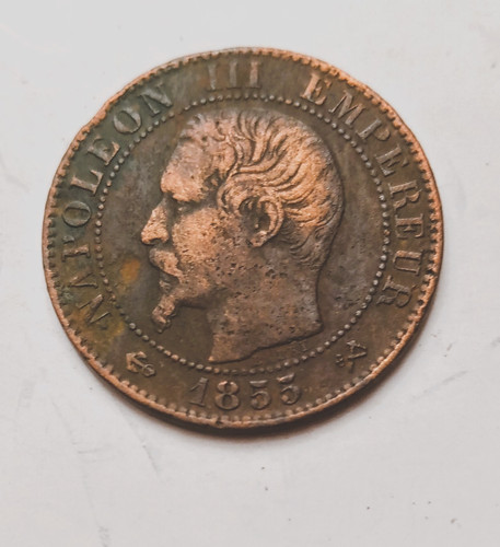 Napoleon iii centimes - centimes, 1855