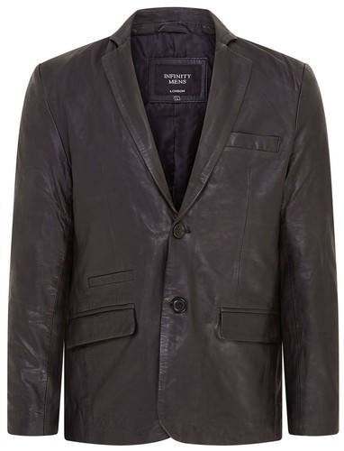 Veste blazer cuir - blazer, en