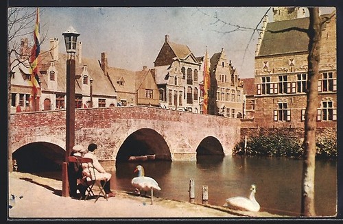 Carte postale anvers - carte,