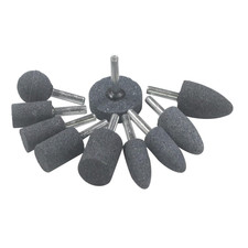 Various Shapes Abrasive Grinding Stone Rotary Accessories Buffing Point Set 10Pc