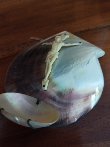 Coquillage nacre sculpte - nacre/,