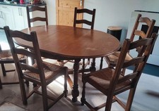 table ronde avec rallonge et