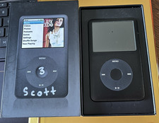 Apple iPod Classic 6th Gen Black 80GB A1238 Clean Great! +box, stickers