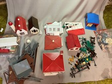 plasticville o scale buildings lot