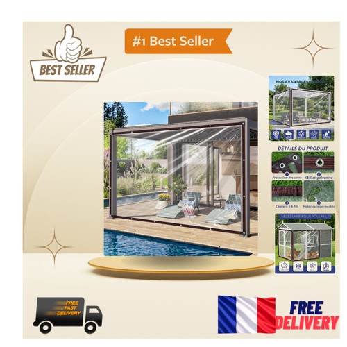Bâche transparente 1x2m - bâche,
