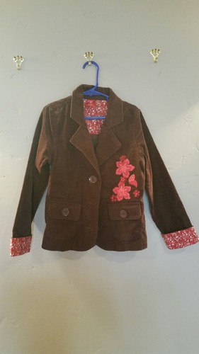Girl brown jacket size - size, 7