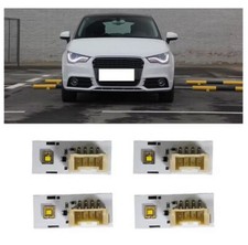 4x Cartes electronique LED feux de jour BLANC angel eyes pour Audi A1