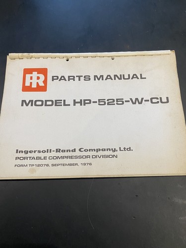 Ingersoll rand hp525wcu - ingersoll,