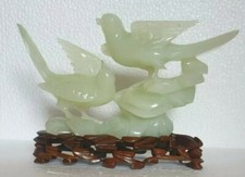 Statuette chinoise en jadeite