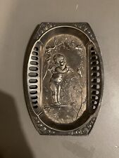 Porte cartes visites, vide poche art nouveau WMF Métal argenté poupon flûte 1900