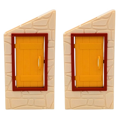 Playmobil lot murs blancs - 2,