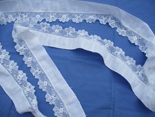 Antique Handmade Lace Trimmed