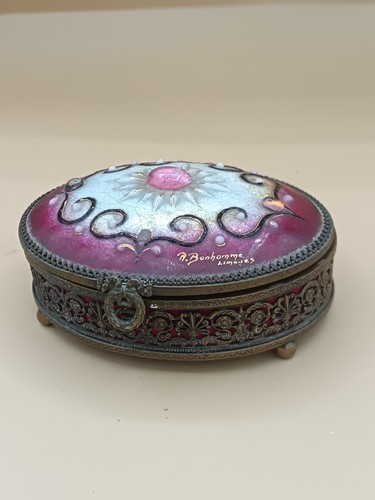 Boîte bijoux émaux - à,