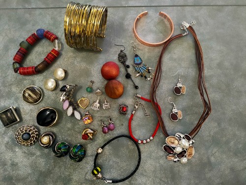 Lot bijoux ancien fantaisie - bijoux,
