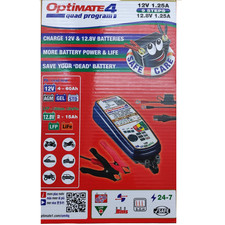12V/Lithium 12.8V Automatic Lead Charger and Maintainer - Optimate 4 
