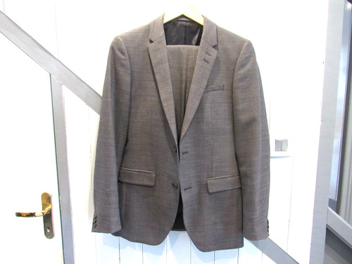 Costume veste pantalon gris - veste,